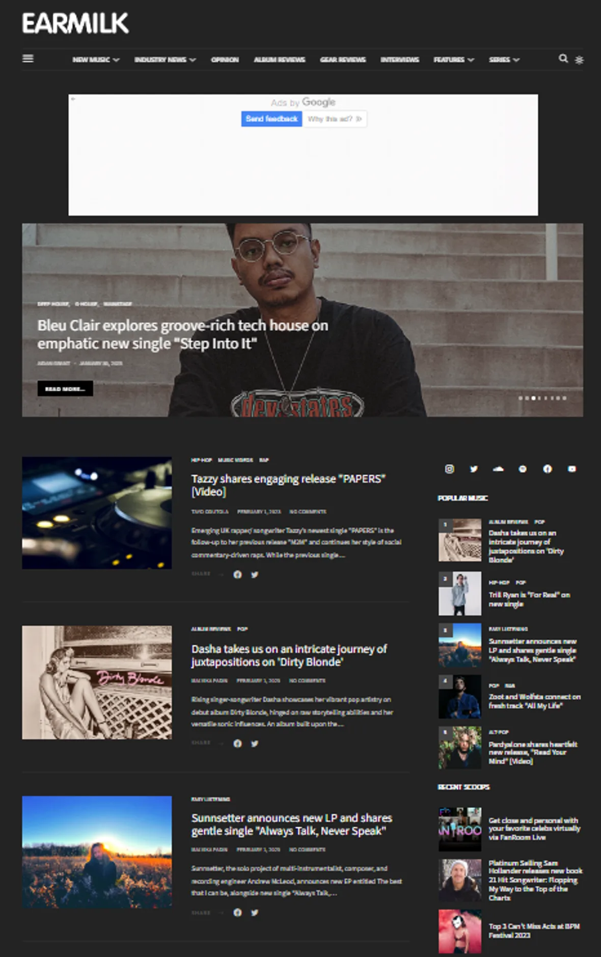 Music Blogs Example 22 Best Music Blogs In 2024 | iMusician
