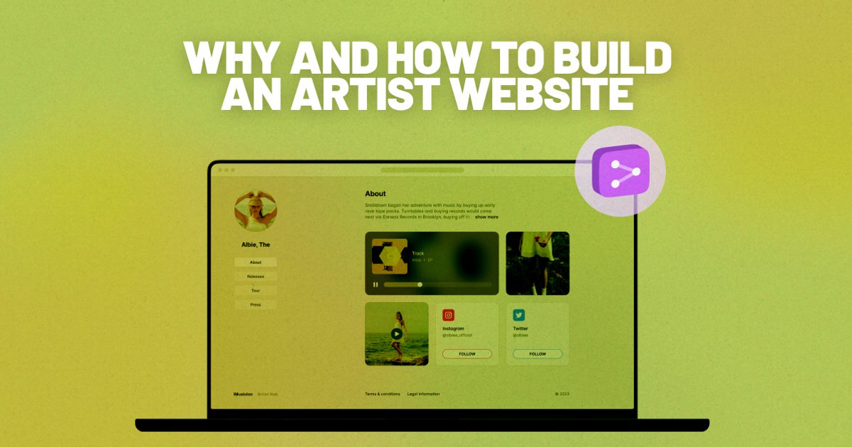 Build Artist Website Why and How to Build an Artist Website - iMusician | iMusician